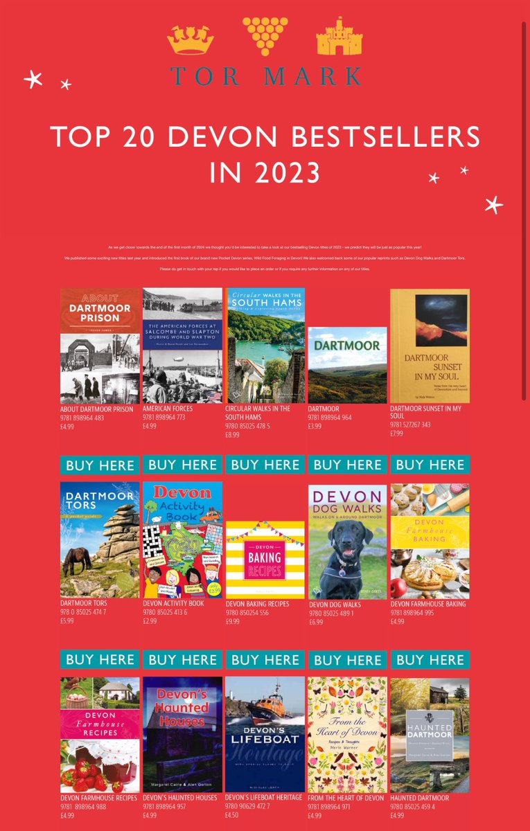 Delighted that Devon Dog Walks - with <a href="/mo_rescue/">LittleMoRescuePup</a> gracing the front cover - is listed in the <a href="/tormarkbooks/">Tor Mark</a> Top 20! Hurrah! 

It’s been reprinted and is available from tormark.co.uk, local book shops, Waterstones online &amp; Amazon 💕

#DevonDogWalks #Devon #Dartmoor #Walks