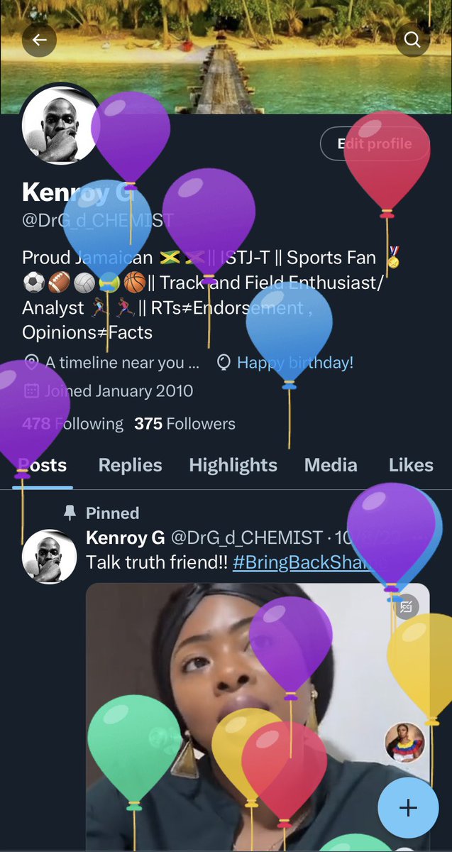 Another year around the sun completed!!! 😅

Giving thanks for the year that was … looking forward to the year that will be. 🙏🏾🙏🏾

#January24 #BestDayOfTheYear #BalloonsOnMyPage