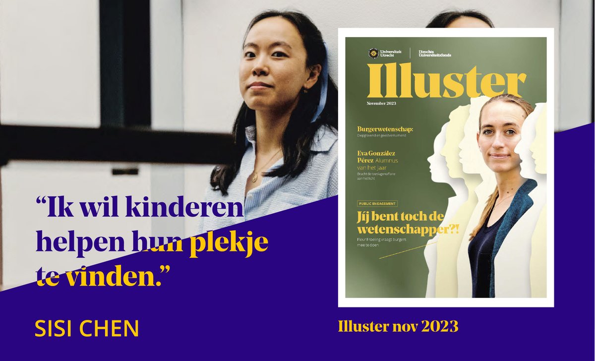 Sisi Chen studeerde in 2022 af met de masterOnderwijswetenschappen, en wist dat ze het onderwijs in wilde. Ze is nu parttime leraar, parttime ontwikkelaar van lesmateriaal én won in 2023 de Vliegenthart Scriptieprijs!

Lees het in Illuster 🔭: uu.nl/organisatie/il…
