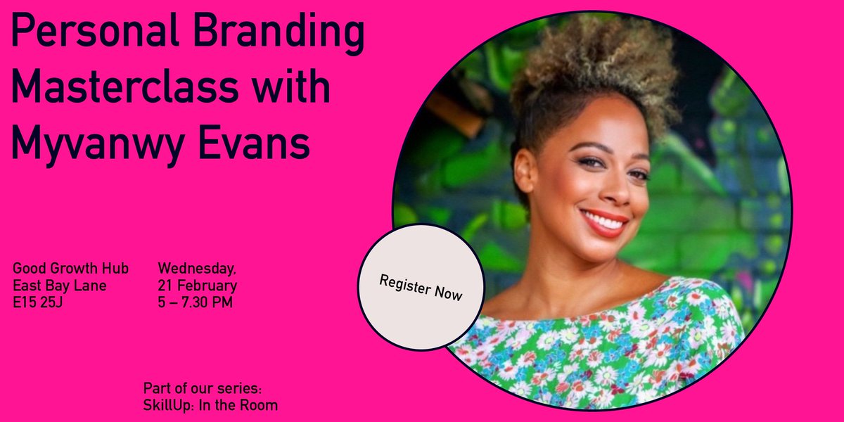 Are you a freelancer struggling to communicate your skills & expertise to others? Join our interactive masterclass on Personal Branding w/ @Myvanwys 🗓 Weds 21 Feb, 5 - 7.30pm ⁣⁣⁣⁣⁣ 📍 Good Growth Hub, E15 2SJ⁣⁣⁣⁣⁣⁣⁣ 🎟 Book your free place goodgrowthhub.org.uk/events/persona…