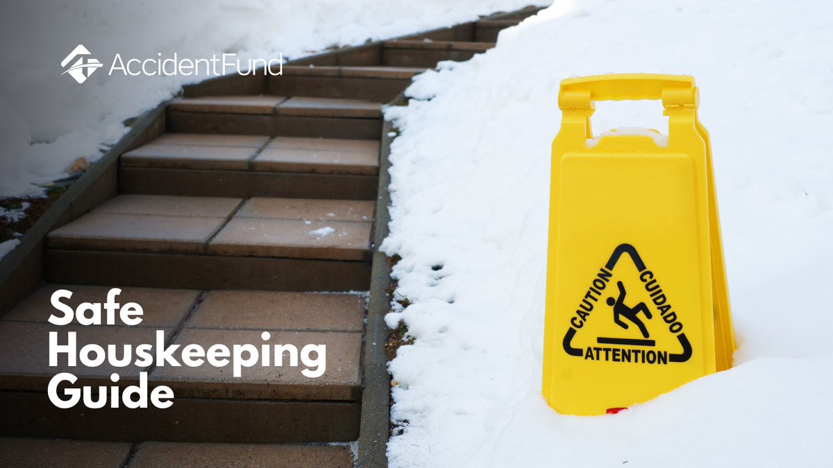 We’re experts at helping our customers keep their workers safe and their costs down. One way to do so is by paying attention to the details of a sound housekeeping program, especially in winter months. Download our guide for slip and fall elimination: ow.ly/PLRa50QtbWi