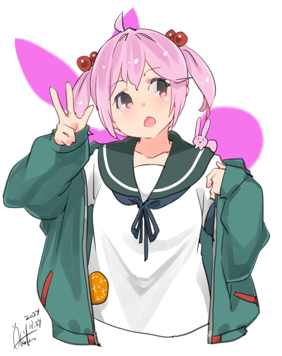艦これ「漣『ほいさっさー!』 #艦これ #漣」|あき缶@inicaのイラスト