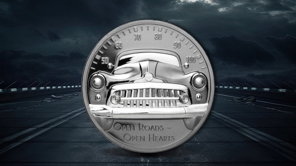 The road to numismatic excellence is paved with the 2021 Cook Islands Classic Car Silver Black Proof.   

#BOLDPreciousMetals #preciousmetals #Numismatics #ClassicCarSilverProof #NumismaticElegance #VintageAutoCoin #CollectibleCars #AutomotiveArtistry #silver #Silver