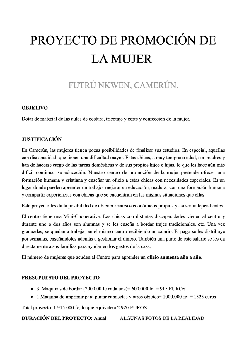 cloverty_spain's tweet photo. 🗓️#DiaInternacionalDeLaEducacion

El Plan de Becas de #CLOVERTY lleva más de 10 años activo:

FUTRÚ NKWEN (Camerún), para dotar de material a las aulas de costura, tricotaje, corte y confección de las mujeres.

🔸🔹
👇
https://t.co/P1Hvu4gOwA https://t.co/X0ozYlK6OL