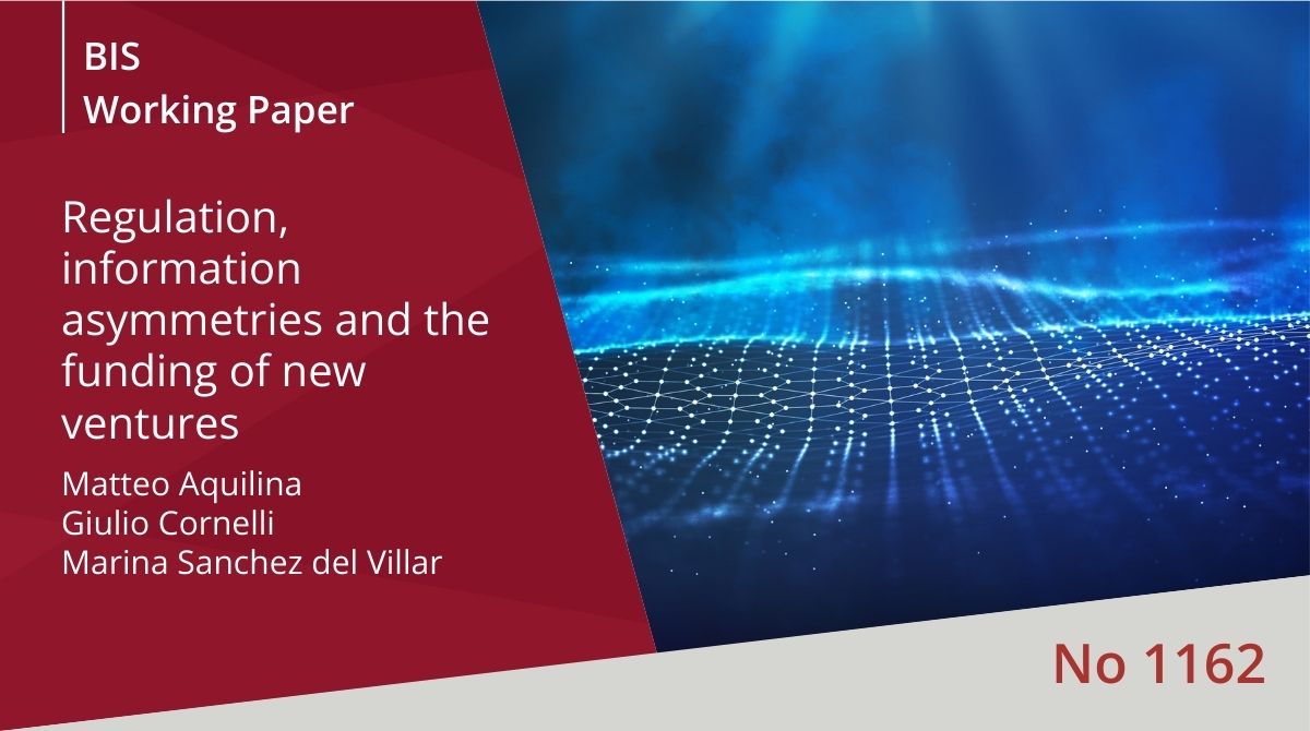 Stringent regulations can bridge the information gap between investors and entrepreneurs, especially in financial hubs, boosting innovative #Startups. These are findings of a study of the largely unregulated #CryptoEcosystem
bis.org/publ/work1162.…