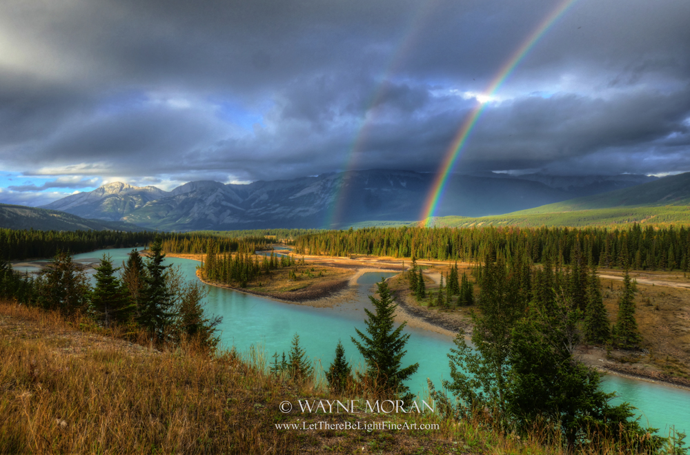 Rainbows on the Athabasca River ~ Jasper National Park Alberta

fineartamerica.com/featured/rainb…

#Rainbow #Athabasca  #JasperNationalPark #NationalPark #wild  #art #nature  #Mountains #Hiking #naturephotography  #travel  #travelphotography #landscapephotography #buyintoart #Ayearforart