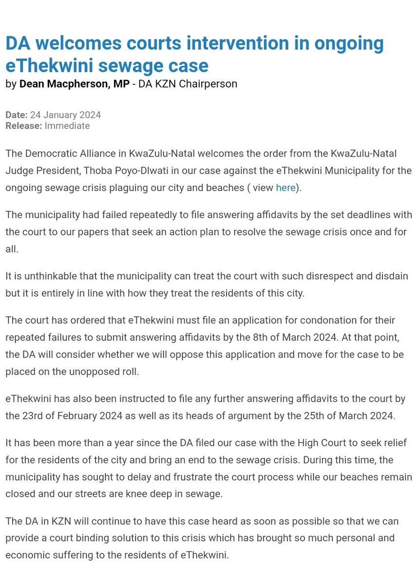 DA eThekwini tweet media