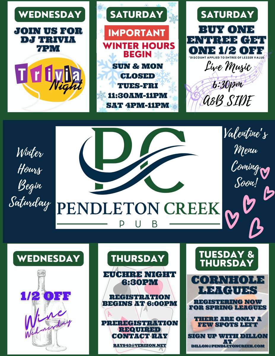 This Week at The Pub - 1/23/24