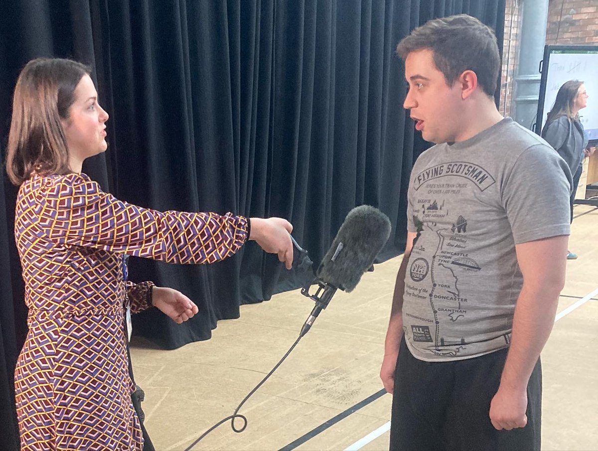 MtGstudios's tweet photo. Exciting discussions with @BBCLookNorth as we explore accessibility in the arts with our inaugural Performance Academy student cohort. Grateful for the platform to highlight the importance of inclusivity and creativity! 🎭🌟 #PerformanceAcademy https://t.co/vN9SlrO3tI