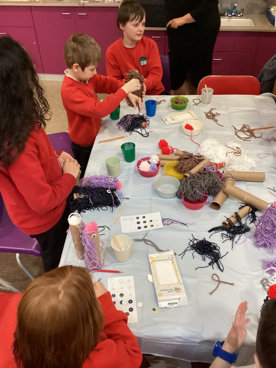 WoodmuirP's tweet photo. In our lunch time craft club today we created Haggis monsters which are very scary! Well done everyone. https://t.co/61wenP3AIO