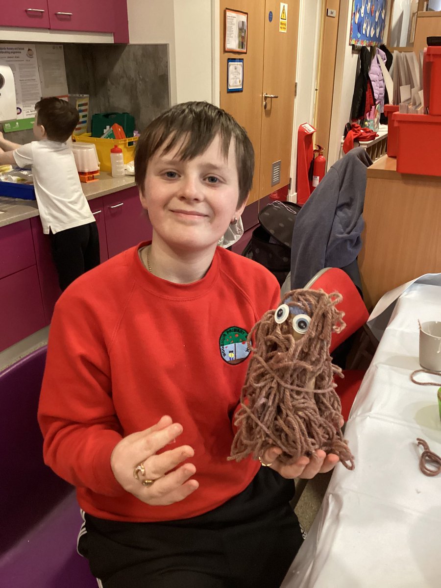 WoodmuirP's tweet photo. In our lunch time craft club today we created Haggis monsters which are very scary! Well done everyone. https://t.co/61wenP3AIO