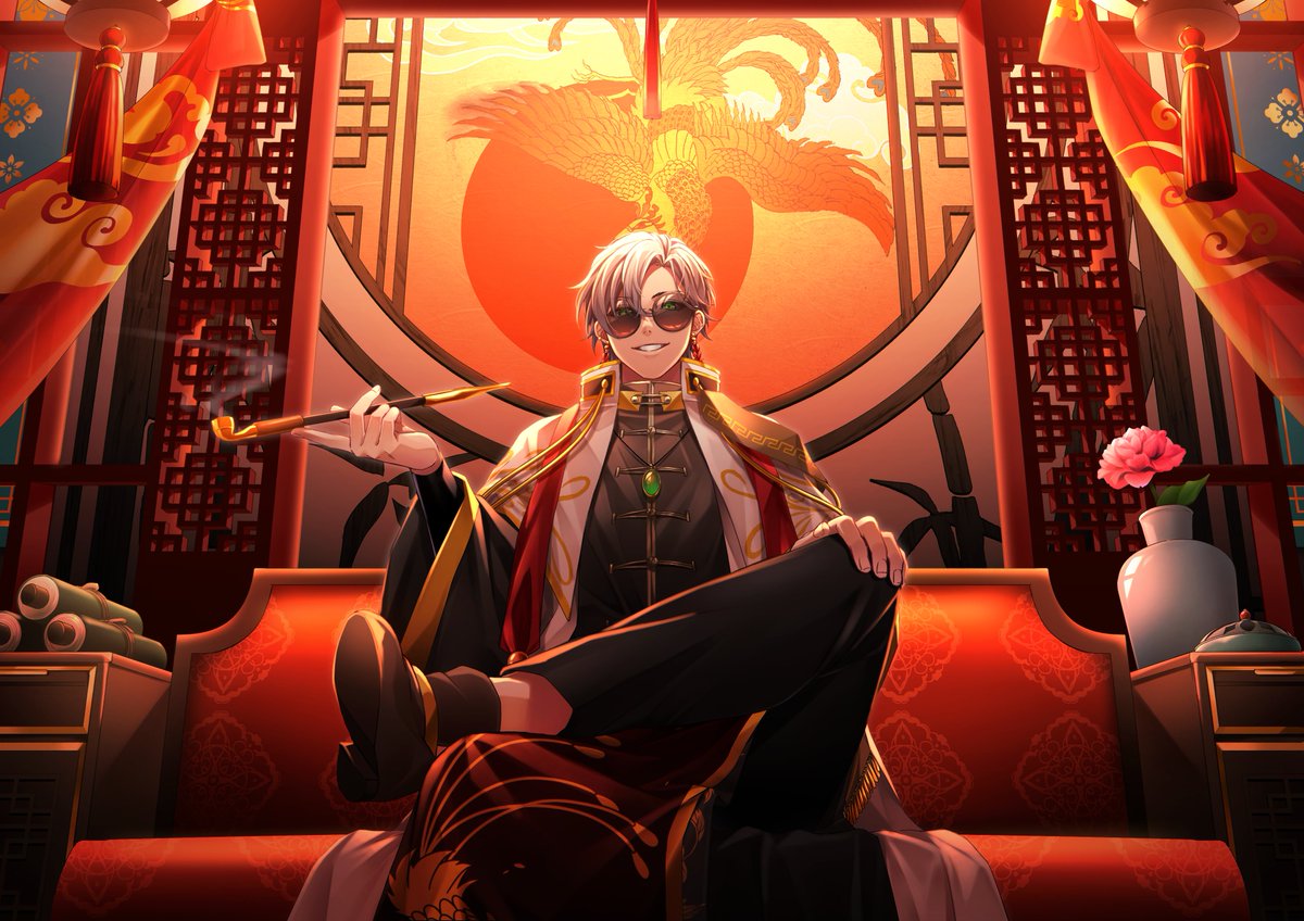 「お手並み拝見といこうか」
#OC　#創作　#イラスト