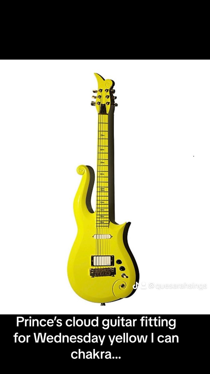 quesarahsings's tweet photo. Repainted yellow after being thrown (and not always caught) on tour.
#purplerain #thecloud #rusan https://t.co/GxEle1n15E