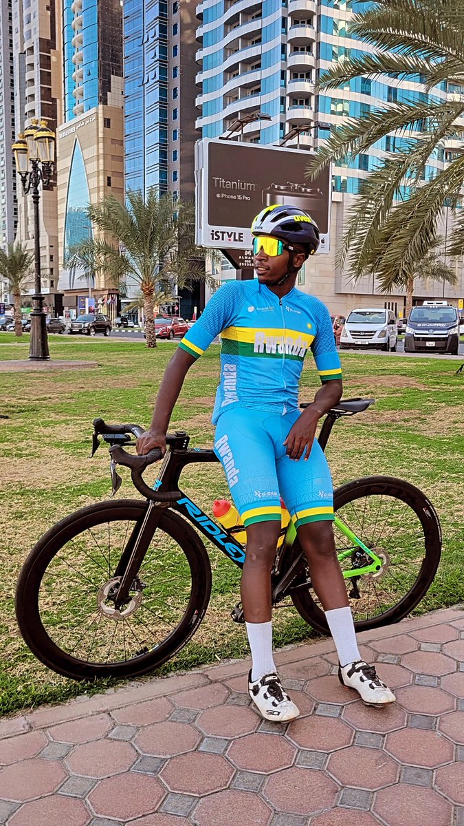 DidierMbappe's tweet photo. I don't know how the race will be going because I don't look at the future. The important thing is that I have the ability to do it #ubushake #umurava #urukundo. Make Rwanda proud. @cyclingrwanda @Rwanda_Sports, thanks for your support. https://t.co/kwZMJKcHXY
