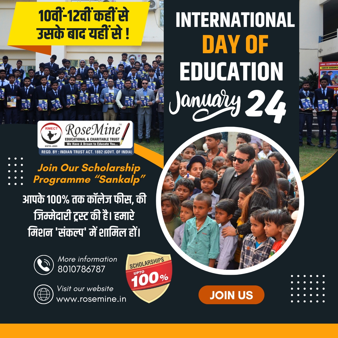 Teamrosemine's tweet photo. Today is #InternationalDayOfEducation
Education is a universal human right which is integral to people's futures. Thank you to all our Team Member for working to support our Studentsv through their time in education.#roseminetrust #rosemine #teamrosemine #rosemine #AdmissionsOpen https://t.co/WVuc97nLkH