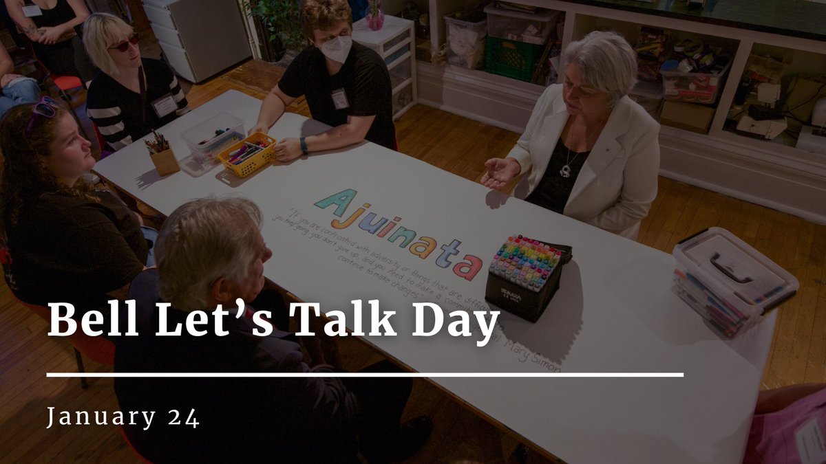 "I’ve had experiences in my life that have left me with a lifelong commitment to ensuring that we treat mental health as a fundamental aspect of our overall well-being."

- #GGSimon

On #BellLetsTalk Day, let’s create real change.  

➡ gg.ca/en/media/news/…