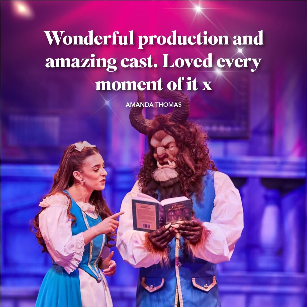 FriendshipTheat's tweet photo. The feedback we’ve had this year has been simply incredible! We cannot thank everyone enough 🙏🏻 

Take a look at just a few of the lovely messages we’ve received 💬

This week is your last chance to see Beauty and the Beast 🥀

💻 https://t.co/a2wHA2egz7
📞 0345 226 3510 https://t.co/UAWXUfWxN5