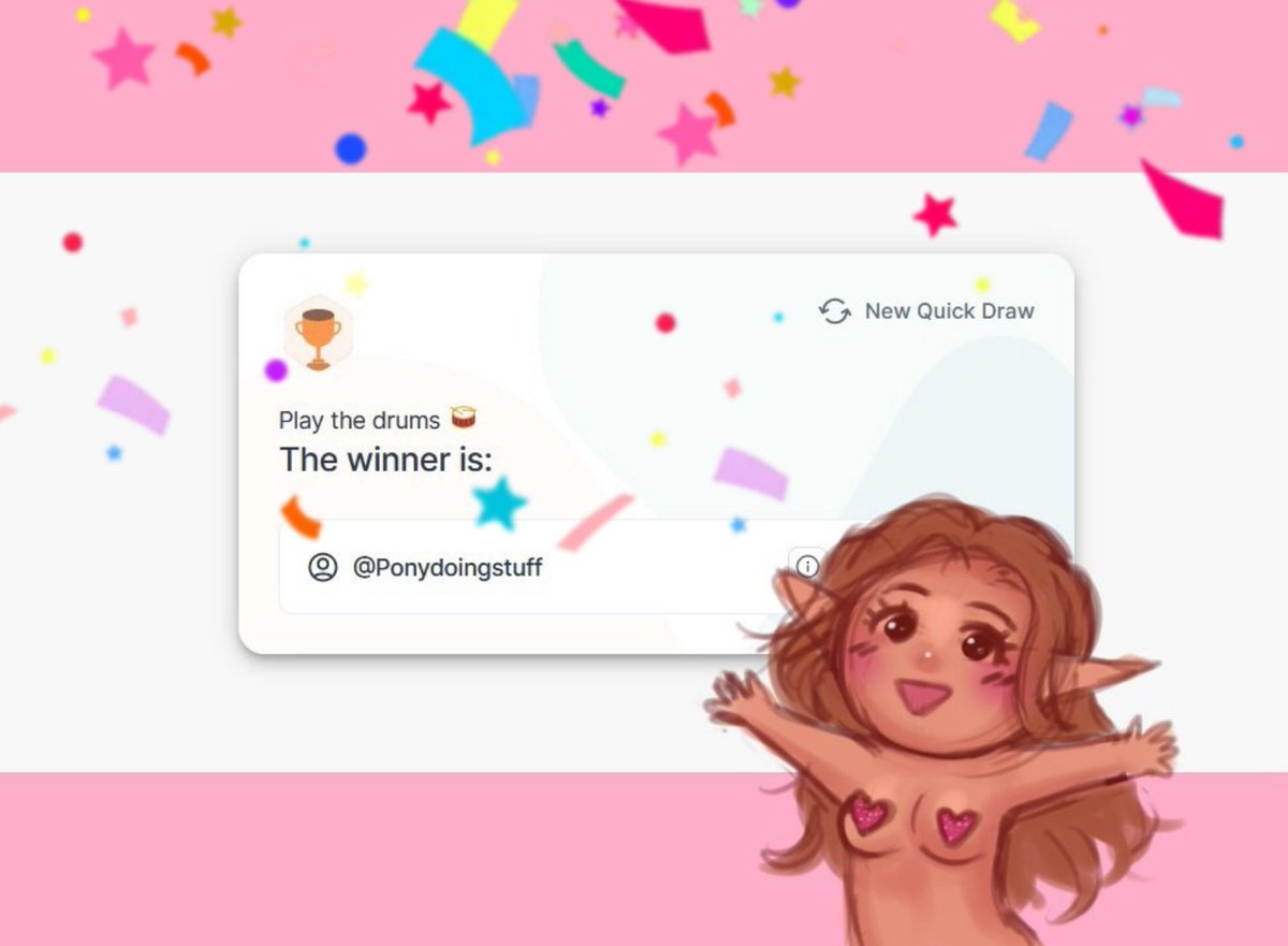 Thank you all for your participation!! I really enjoyed seeing your gorgeous OCs!! Keep an eye out for other future art raffles as well! 😏

Congratulations <a href="/Ponydoingstuff/">Trickpony does stuff 🔞</a>  I will DM you soon!! 💞