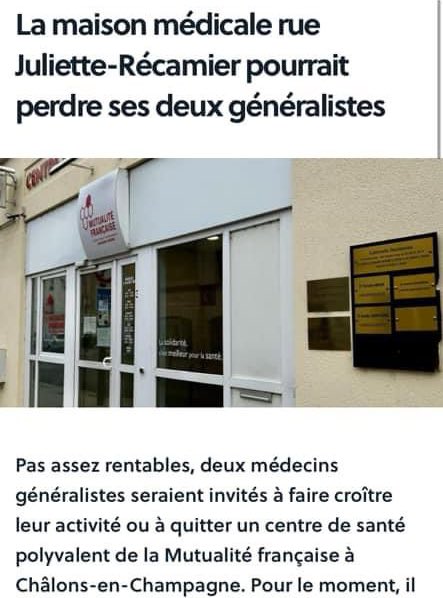 CltYan's tweet photo. « Pas assez rentables, deux médecins généralistes seraient invités à faire croître leur activité ou à quitter un centre de santé »

S’il fallait une preuve que le système des centres de santé n’est pas tenable

Ce type de pression sur les MG risque de se multiplier https://t.co/6jqB1ETbn7