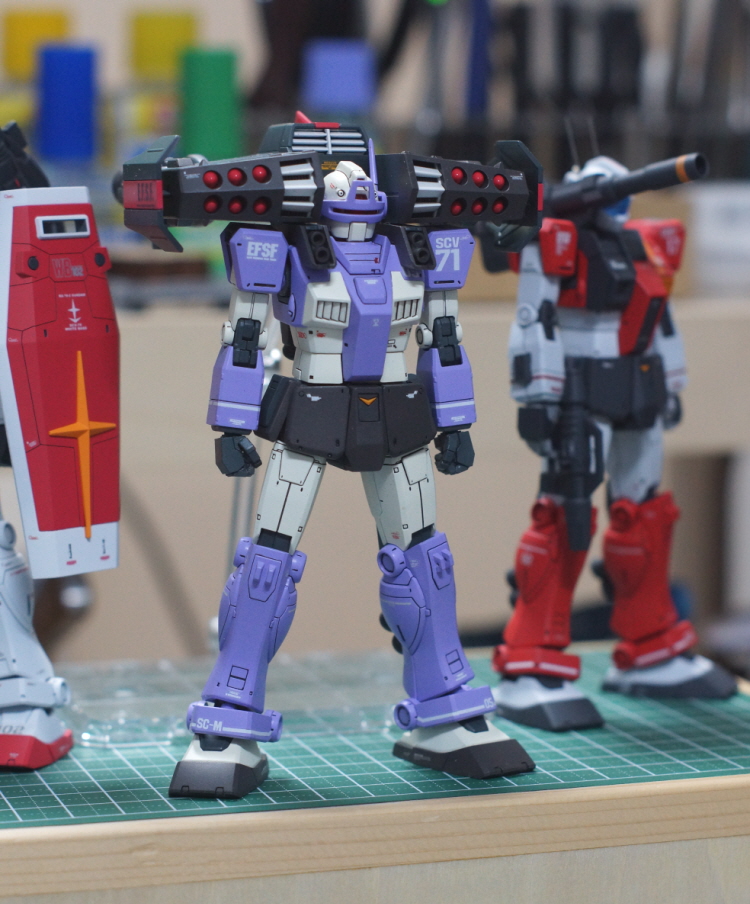 sorata57's tweet photo. 1:144 BANDAI HG 機動戦士 ガンダム THE ORIGIN
 RGM-79KC GM Intercept Custom Fellow Booster 
(ジム・インターセプトカスタム ・フェロウ・ブースター)   

#ガンダム 
#機動戦士ガンダムTHEORIGIN 
#インターセプトカスタム https://t.co/Ygy4WG2IG5