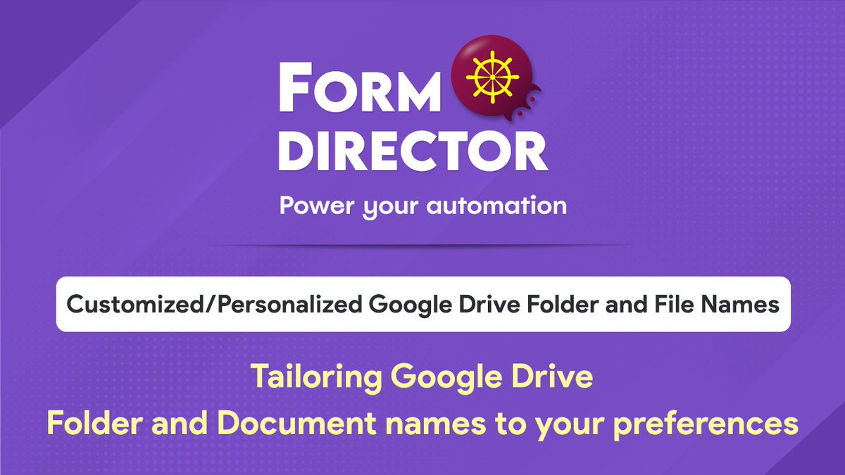 jivrus's tweet image. Automatic Naming at Your Fingertips: Activate auto-naming with field data! Simply use the field picker to select your app field, and voila - your file or folder gets a name automatically!

Read more @ formdirector.jivrus.com/features/docum…

#FormDirector #GoogleDrive #CustomizedNaming