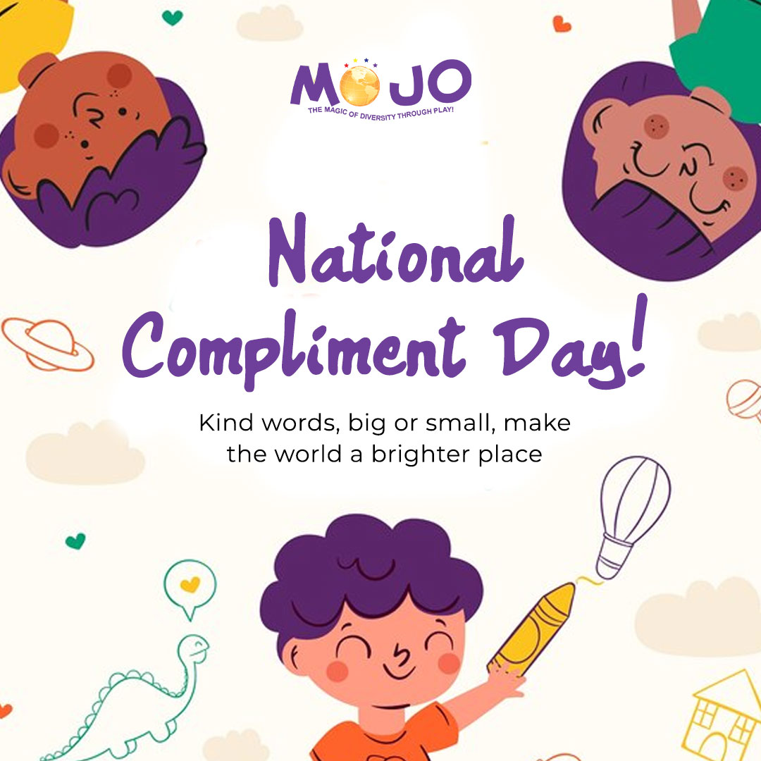 Join us at #MojoEducation in celebrating #NationalComplimentDay! Let’s make our little ones feel good and curious by showering them with compliments. 🌟❤️

#complimentday❤️ #kidseducation #kidseducational #kidseducationaltoys #preschooler #preschoolactivity #PreschoolAdventures