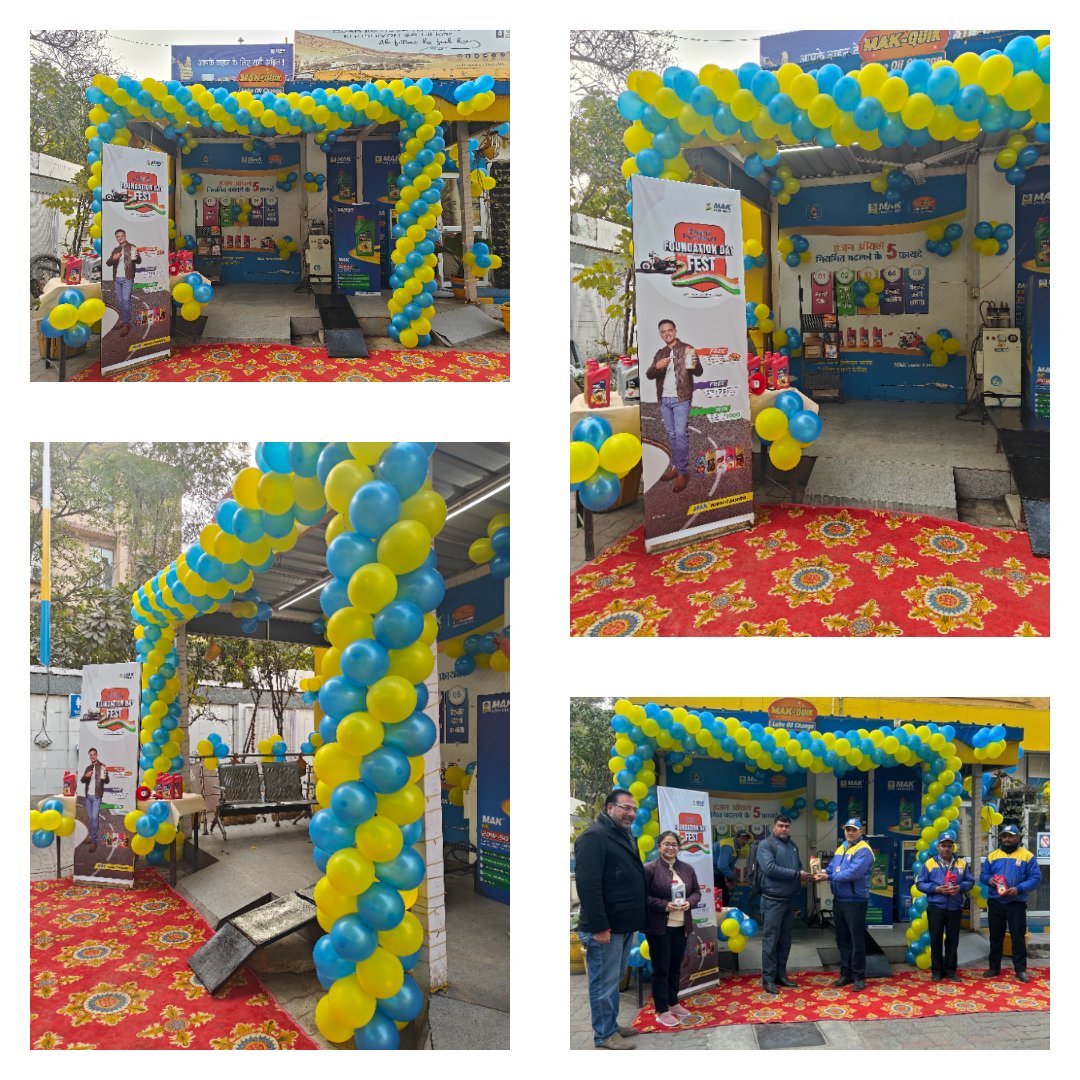 DelhiBpclRetail's tweet image. BPCL Foundation Day fest commenced with highly spirited customers and DSMs/DSWs of our BPCL parivar. Get Rs. 75 worth of petrol on purchase of MAK 4T at our forecourts and avail free oil change facilities
@BPCLimited @BPCLRetail @MIHIRJOSHI1972 @shivaji071084 
#MAKmakesitpossible