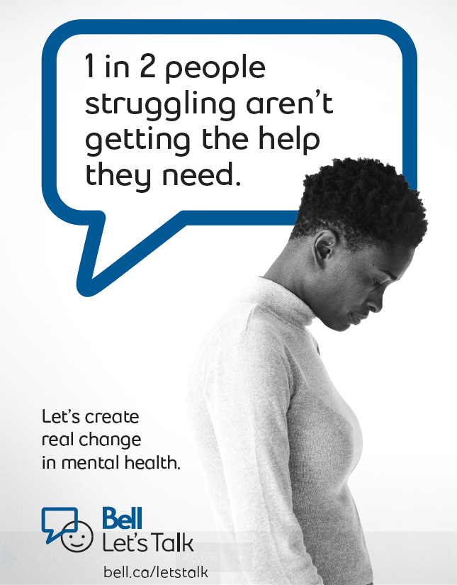 For #BellLetsTalk Day, there are 25 organizations that are being highlighted for creating real change in mental health every day. Learn more about these organizations here: ow.ly/attz50QtNlk #MentalHealthMatters <a href="/mindyourmind_ca/">mindyourmind</a> @anxiety_canada <a href="/cmhahalton/">CMHA Halton</a> @dcoakville ^ad