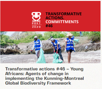 📢New publication is out! 
🌍"Young Africans: Agents of change in implementing the #KMGBF"

By spearheading biodiversity conservation, African youth influence policy, drive grassroots projects &amp; seek crucial support.

📖Read it here: shorturl.at/sAW27