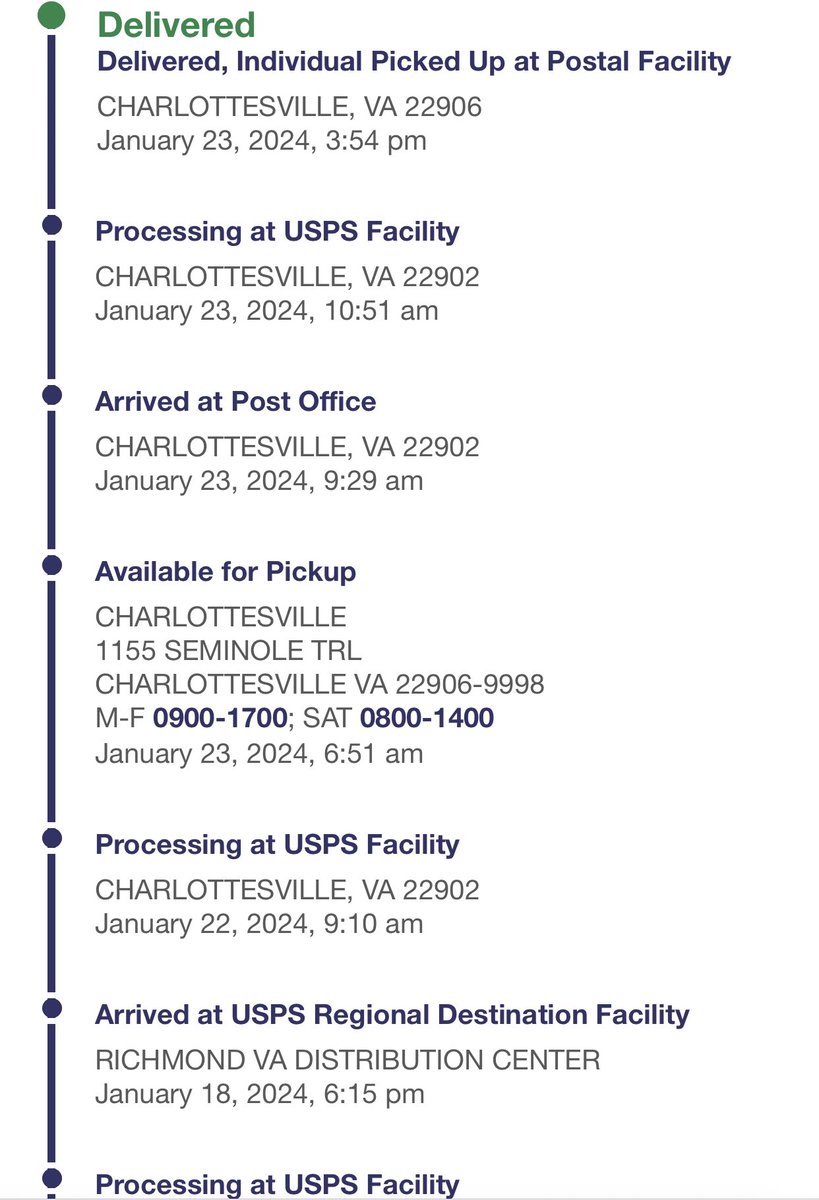 CPInspiration's tweet photo. @USPSHelp @USPS Why was this shipped to the local Post Office and picked up my an unauthorized individual? The local post office was not how it was addressed. https://t.co/2iFzL1TjKe
