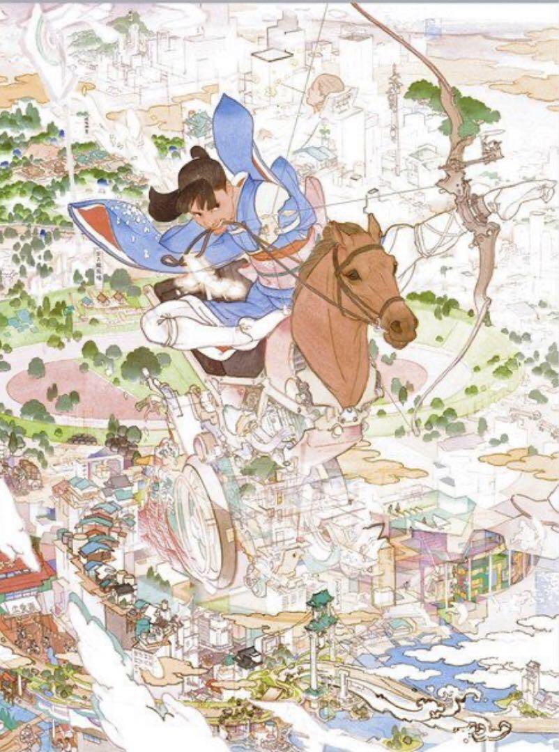 山口こうせいが口に咥えたペン 山口晃