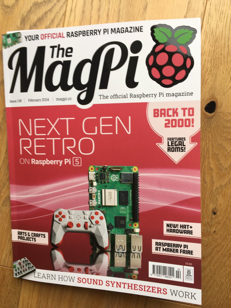 Yorks_STEAM's tweet photo. Great article on Arts &amp; Crafts in issue 138 of @TheMagPi . I’m going to do https://t.co/9M1xB6XWDr . It’s beginner level, easy on the budget and you use #Python . Perfect! 😁 Mag in shops tomorrow. https://t.co/C1zaQOu9Na