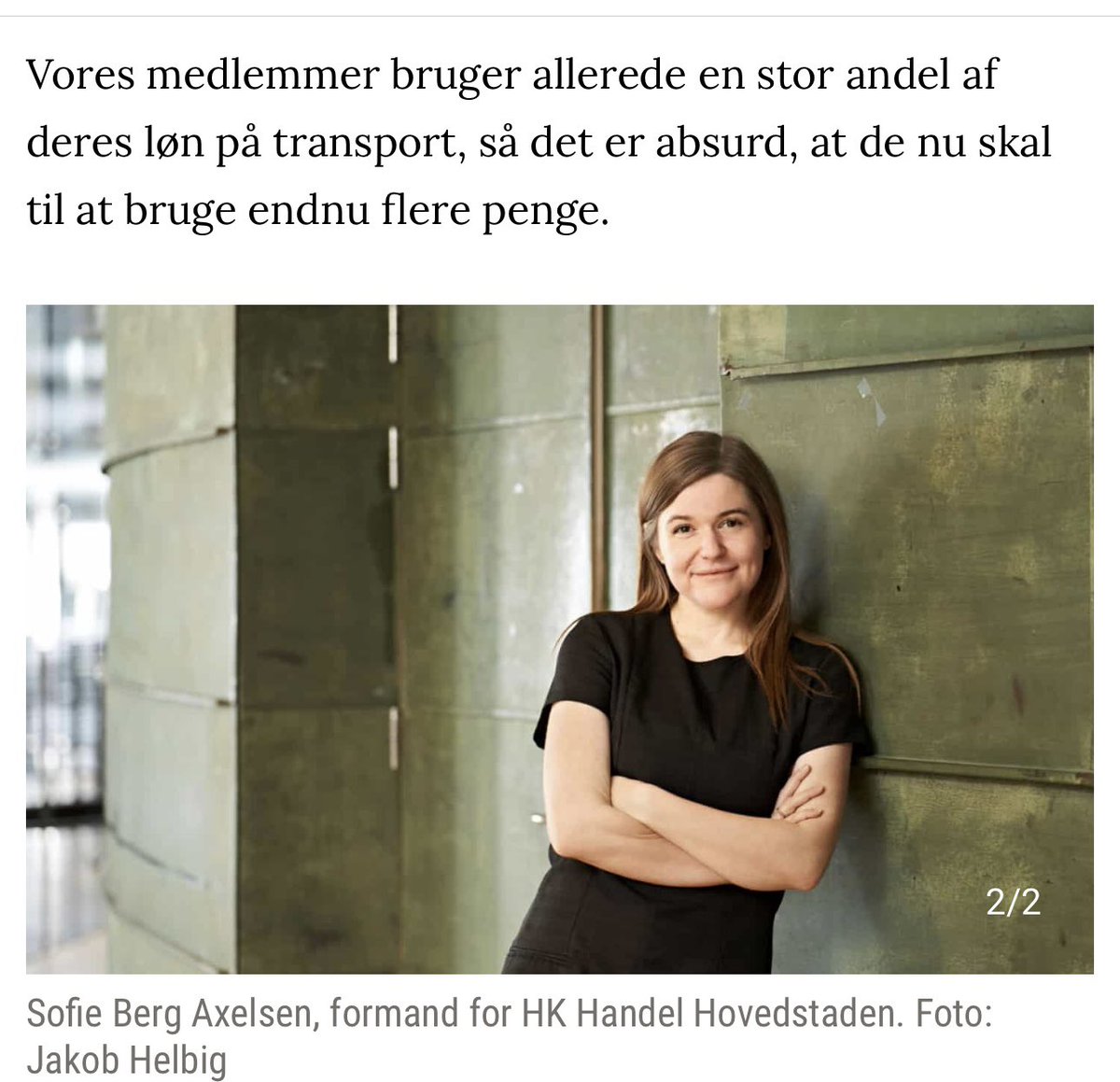 Som om det ikke er ærgerligt nok, at mange butiksansatte i hovedstaden ikke kan bo tæt på deres arbejde grundet boligpriserne, så skal priserne på offentlig transport også stige. Måske vi kan inspireres af Luxembourgske transportminister? @thdanielsen #dktrp #dkpol #arbejde