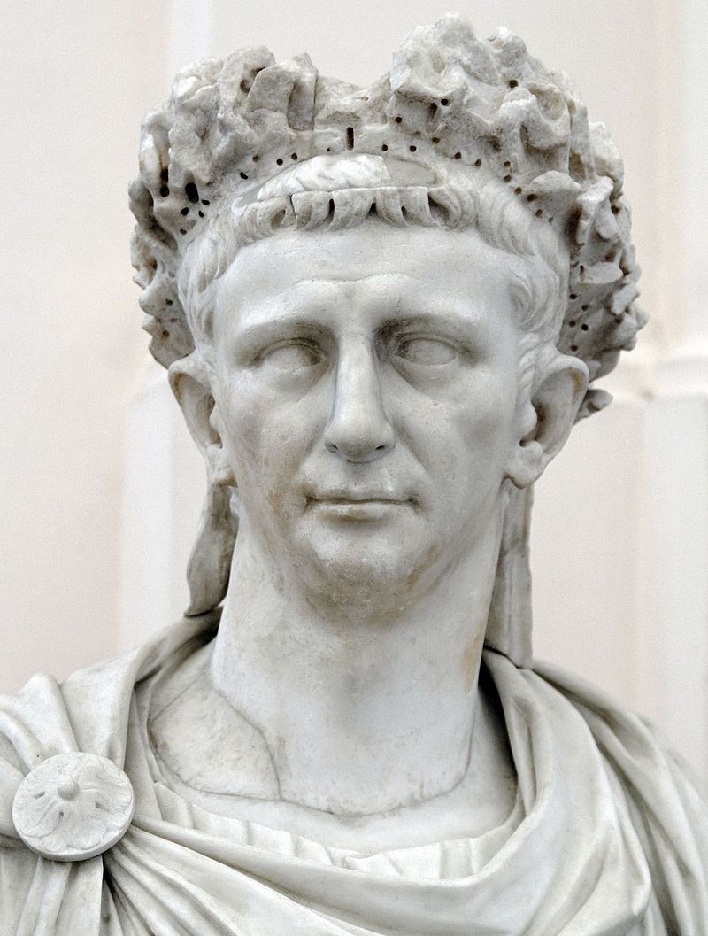 #OTD in 41, after having assassinated the Emperor #Caligula, the Roman Praetorian Guard declared #Claudius the new #RomanEmperor. Descended from the line of Julius Caesar and Mark Anthony, Claudius was born in Gaul and ruled until 54, possibly murdered by his wife. #History #Rome