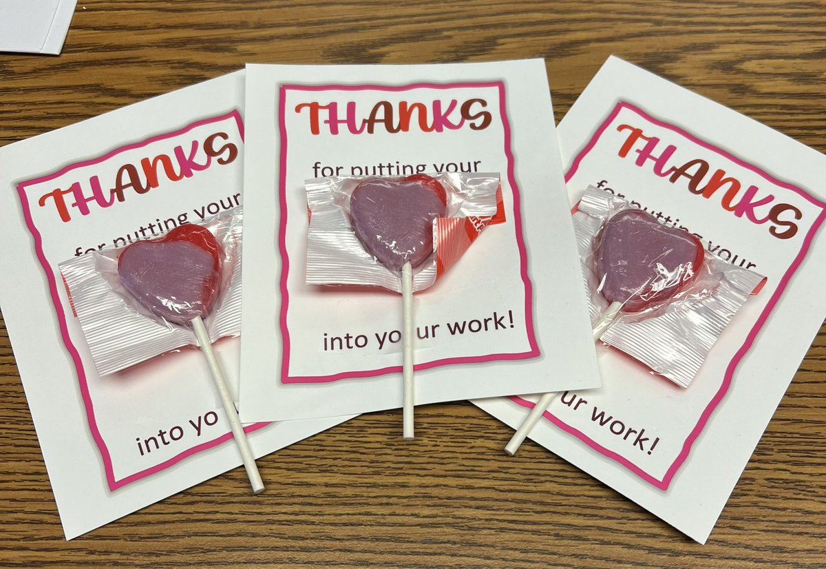 A little Wednesday morning pick me up for staff. Thanks for all you do!! #gratitude