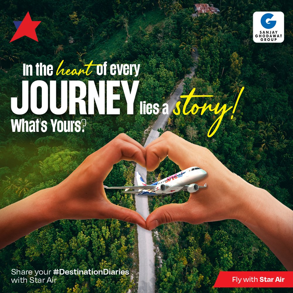 OfficialStarAir's tweet photo. In the heart of every journey lies a story β What's Yours? βοΈβ¨ Share your #DestinationDiaries with Star Air and let your travel tales take flight! ππ #FlyWithStarAir #AdventureAwaits https://t.co/N1Czraulil