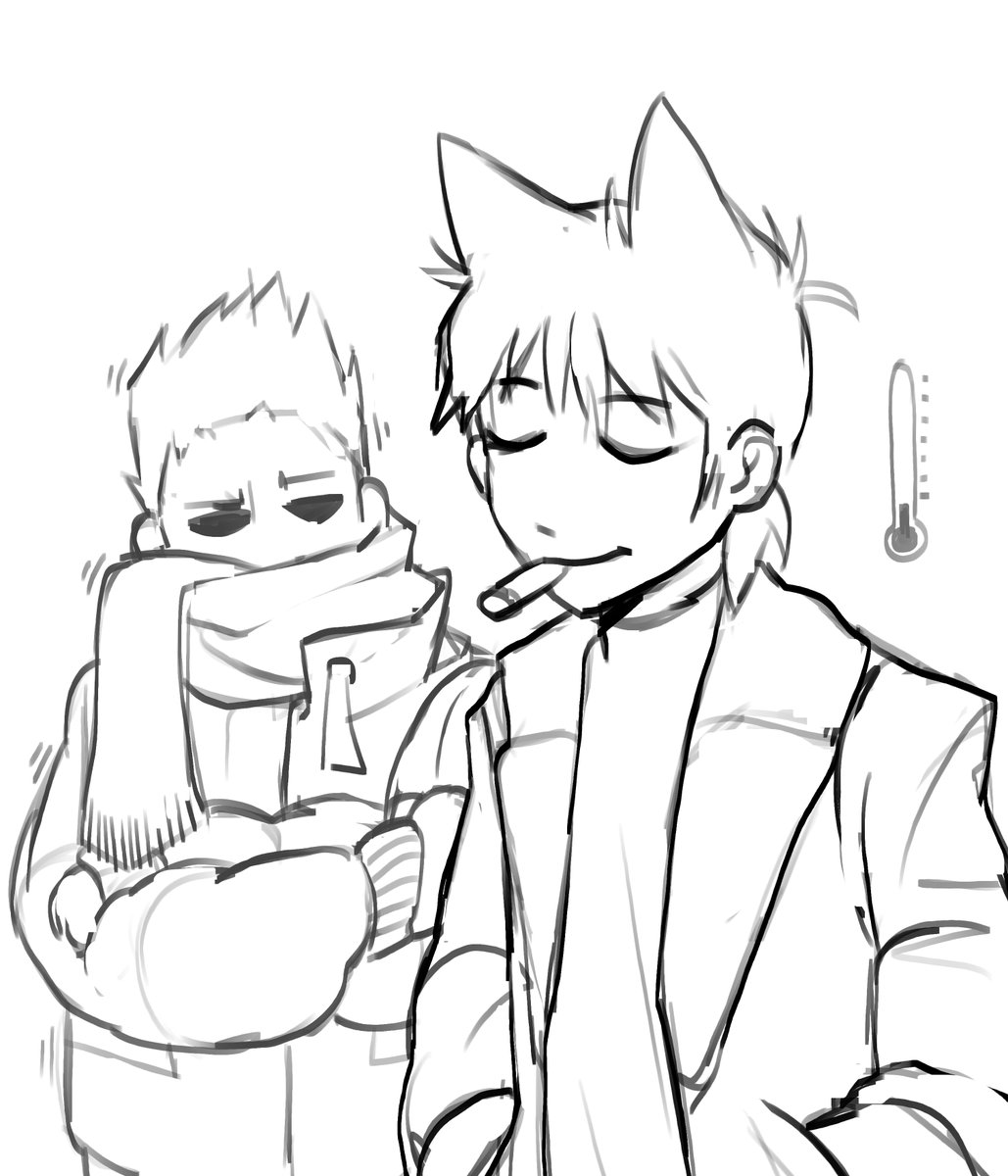 sensearr's tweet photo. my headcanon is that tord loves the cold and tom despises it with every cell of his being
#eddsworld #tomtord https://t.co/kVFaqSJmqZ