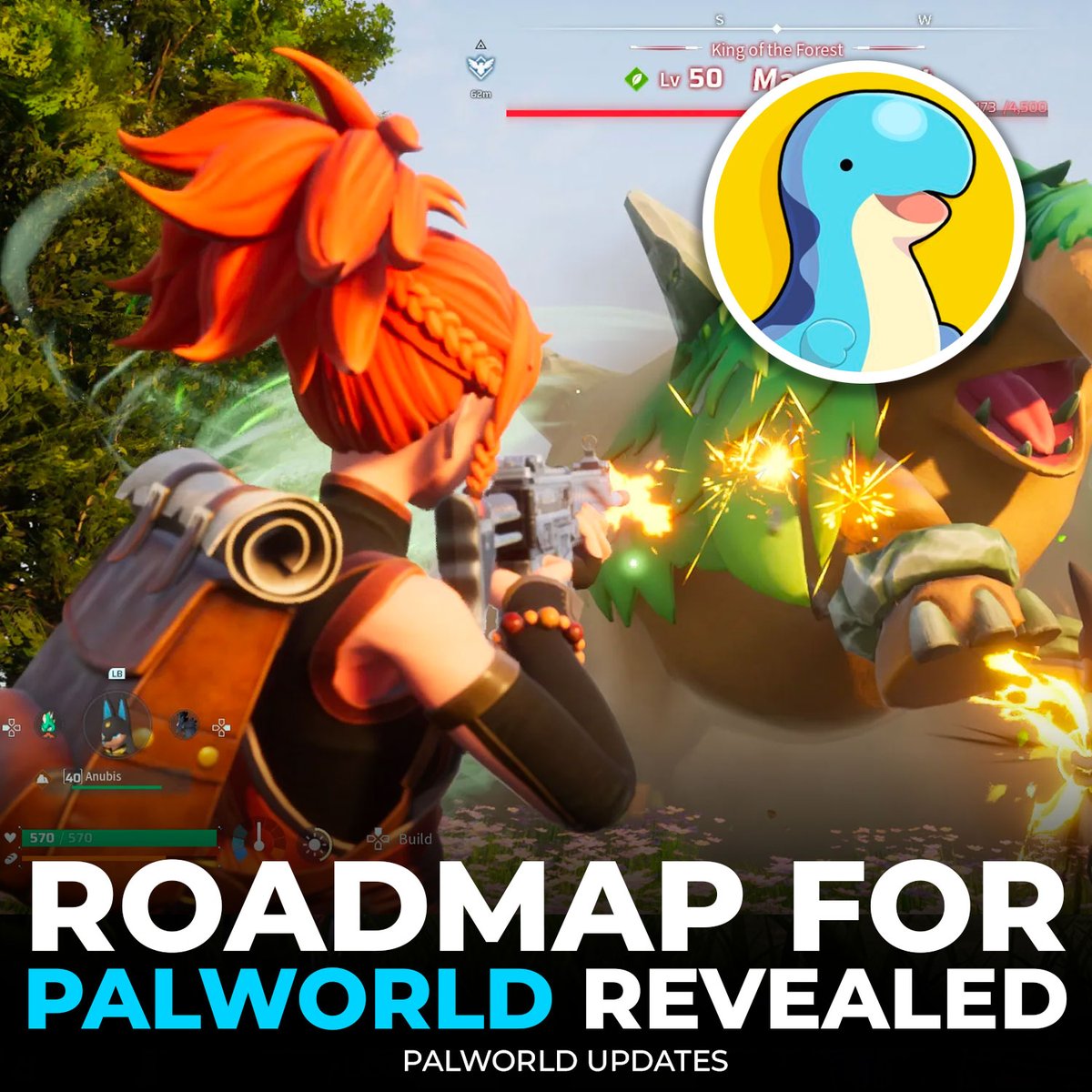 Planned Future Updates for Palworld

　・PvP
　・Raid Bosses (End-Game Content)
　・Pal Arena (PvP for Pals)
　・Steam-Xbox Crossplay
　・Various Xbox Feature Improvements
　・Server Transfers and Migrations
　・Improvements to the Building System
　・New islands, Pals, Bosses