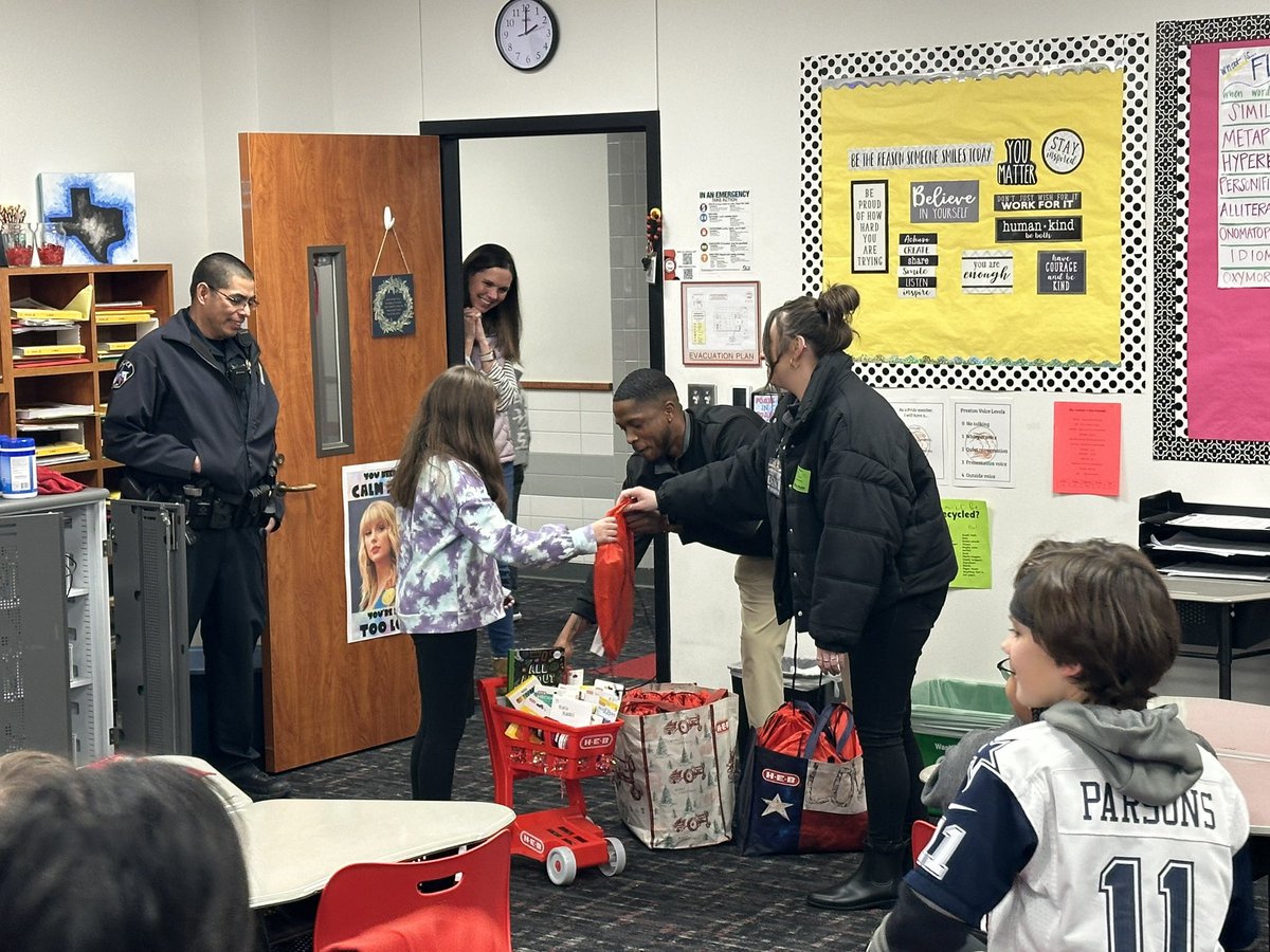 A HUGE shoutout to <a href="/HEB/">H-E-B</a> Frisco for the amazing response to one of my students’ business letters! They went above and beyond, bringing a huge goody basket for the author of the letter, goody bags for the rest of my class, and flowers for me! Thank you so, so much!!