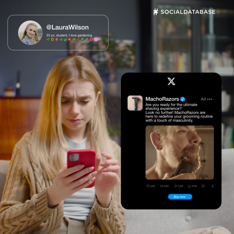 socialdatabase's tweet photo. Don't show your ads to people who don't care.