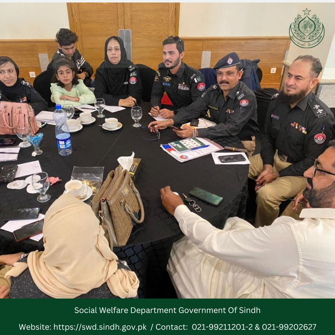 Swdsindh's tweet photo. The 2-day training workshop on Child Protection Case Management and Referral System in Sindh (CPCMRS) brought police officers together at PC Hotel Karachi  Secretary SWD and Chief Field Officer UNICEF participated in the closing ceremony,

@UNICEF_Pakistan @SindhPoliceDMC https://t.co/1iWxI65ncH