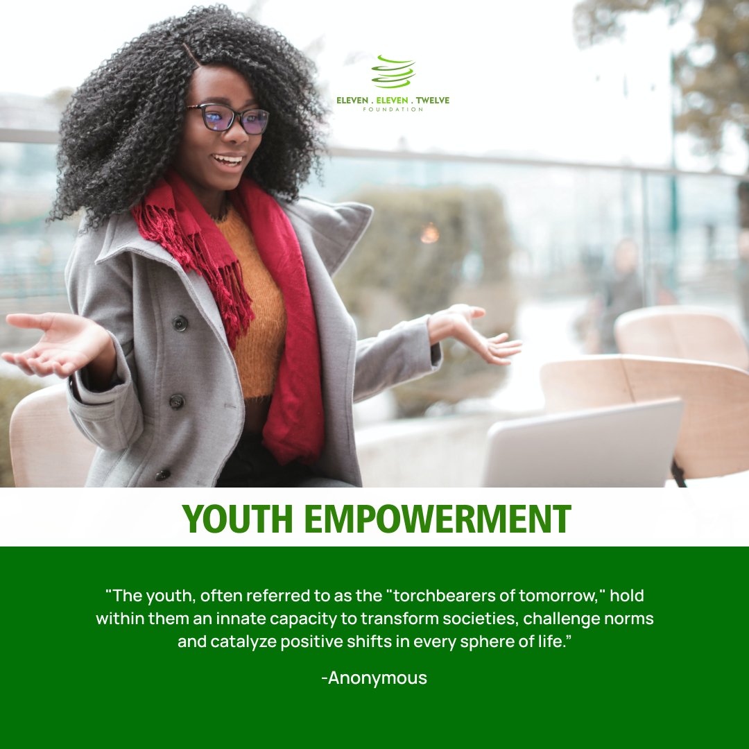 The youth are torchbearers and the future is now. We must address this global emergency with ambition and urgency.

.
.
.
#YOUTH
#Wednesdayvibes 
#Youthsempowerment
#WednesdayMotivation