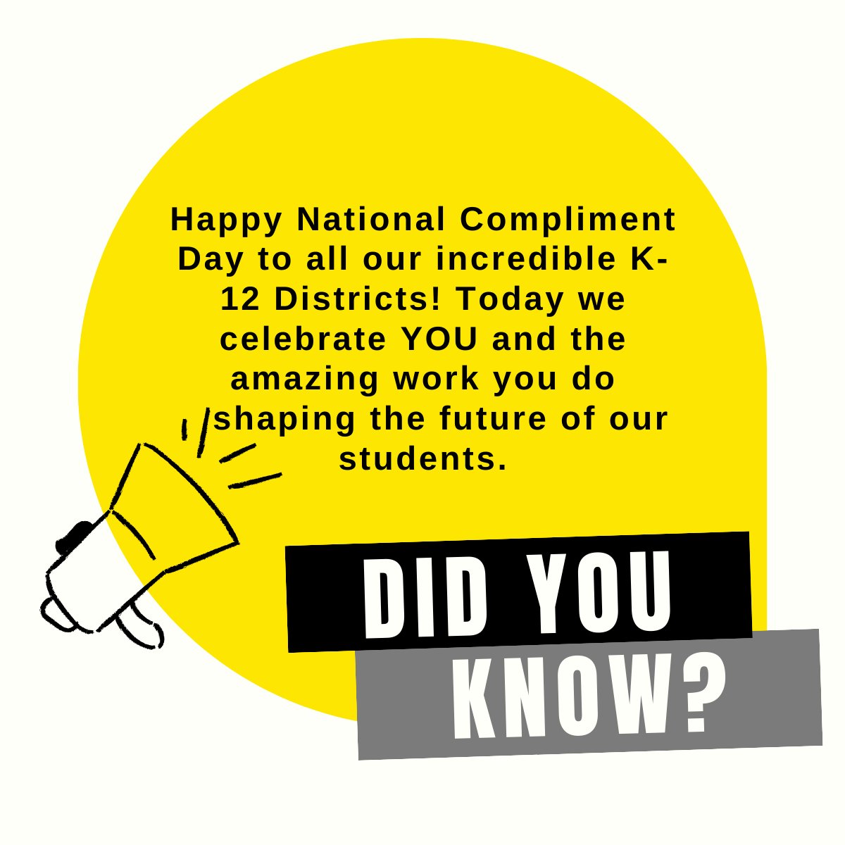 EES Innovation (@eesinnovation) on Twitter photo Happy National Compliment Day to all of our incredible school districts! Today, we celebrate you and the amazing work you do in shaping the future of our students. Tag a colleague or district that deserves a compliment today! #NationalComplimentDay #EESInnovation <a href="/jacinsmith/">Jacinda, Ph.D. 🍏</a> Happy National Compliment Day to all of our incredible school districts! Today, we celebrate you and the amazing work you do in shaping the future of our students. Tag a colleague or district that deserves a compliment today! #NationalComplimentDay #EESInnovation <a href="/jacinsmith/">Jacinda, Ph.D. 🍏</a>