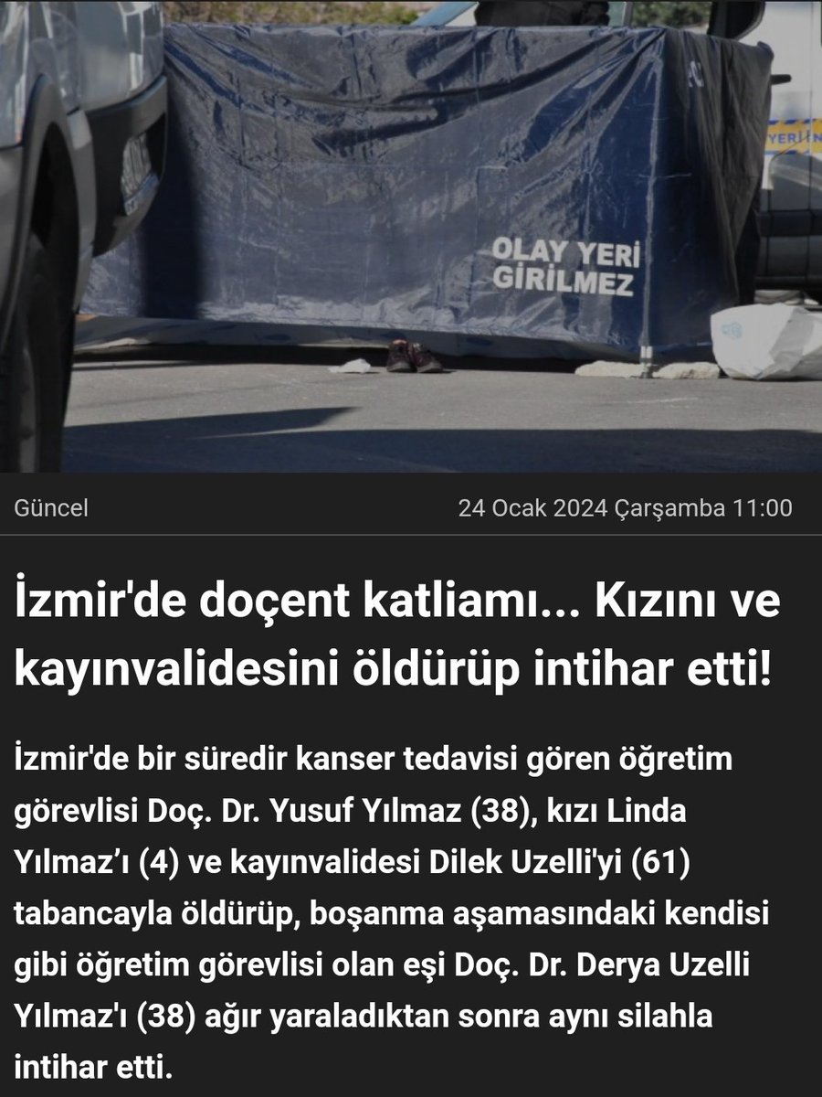 Tüm ailesini katleden bir hoca (!) Üstelik 4 ruhsatsız silahı var üstünde. Benim artık aklım almıyor tüm bu olanları....