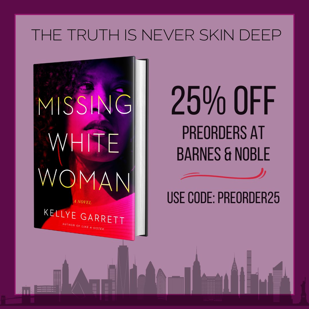 Happy @BNBuzz Preorder day! 25% off all preorders through 1/26, including audiobooks & eBooks for Barnes & Noble Premium & Rewards members. Premium Members get an additional 10% off their print book preorders. You can get Missing White Woman here: barnesandnoble.com/w/missing-whit…