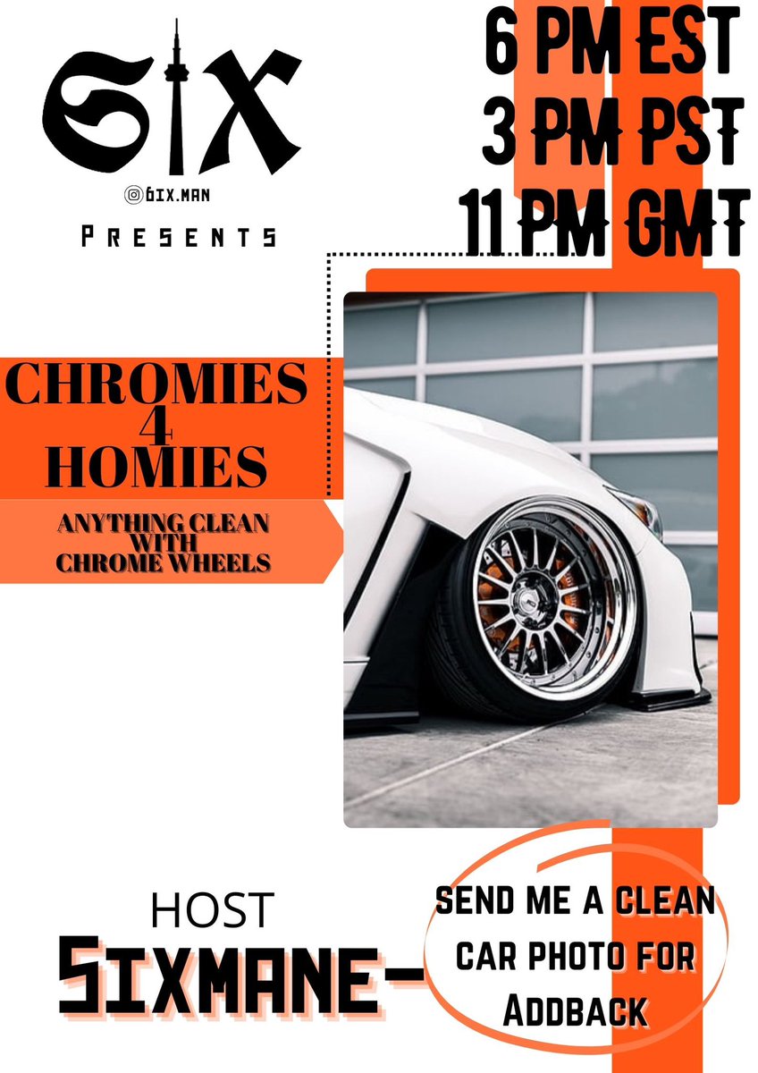 Sixmane_'s tweet photo. PS5 chrome wheels meet https://t.co/J1JptvHuiG