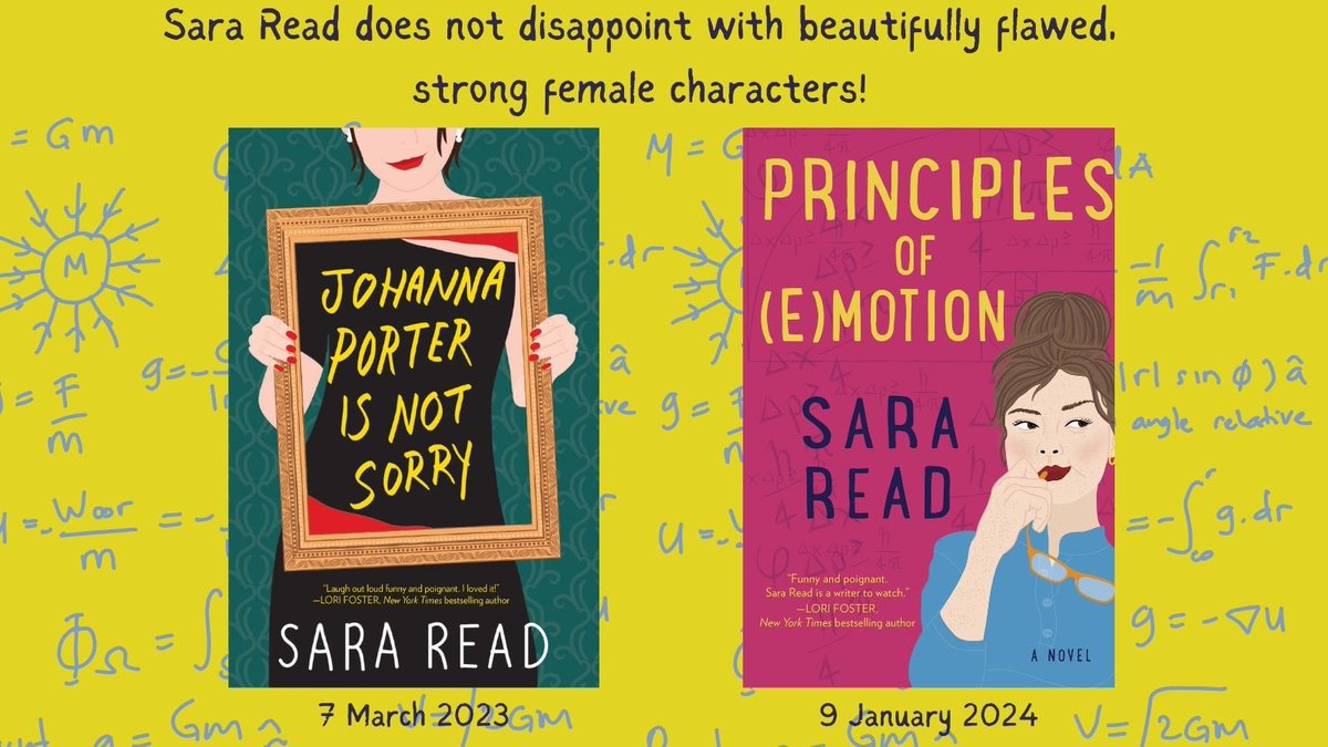 #2024sophomorebooks Let @sarareadauthor take you on another emotional journey in PRINCIPLES OF EMOTION. Meg is a mathematical genius who must overcome her severe anxiety and stand up to the patriarchy, and hopefully find a second chance at love.