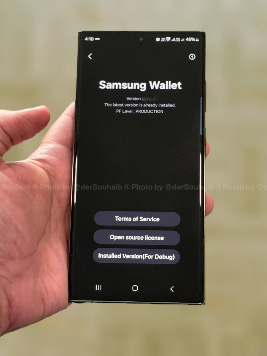 صورة من الاختبارات على Samsung Wallet من البيئة التشغيلية في السعودية 🇸🇦. الخدمة وكما يبدو من تسلسل الأحداث صارت قريبة لكن وحتى اللحظة ما في معلومة دقيقة عن وقت الاطلاق 

#SamsungWallet #SamsungPay