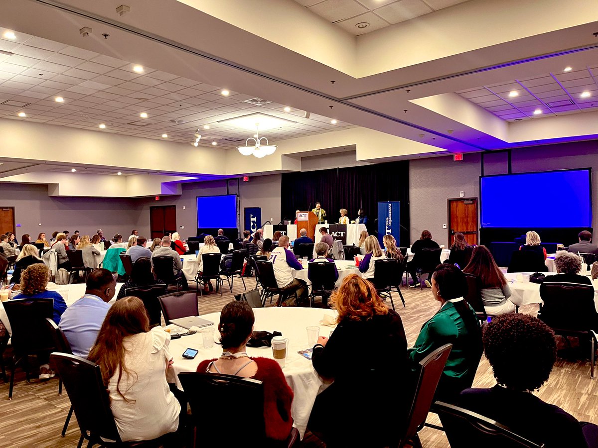 The 2024 South Atlantic <a href="/ACT/">ACT</a> Summit is underway! <a href="/tgridiron/">Tina Gridiron</a> moderating our opening panel discussing integrating partnership efforts across the education to career workforce development system. #saACT #ACTStateOrgs