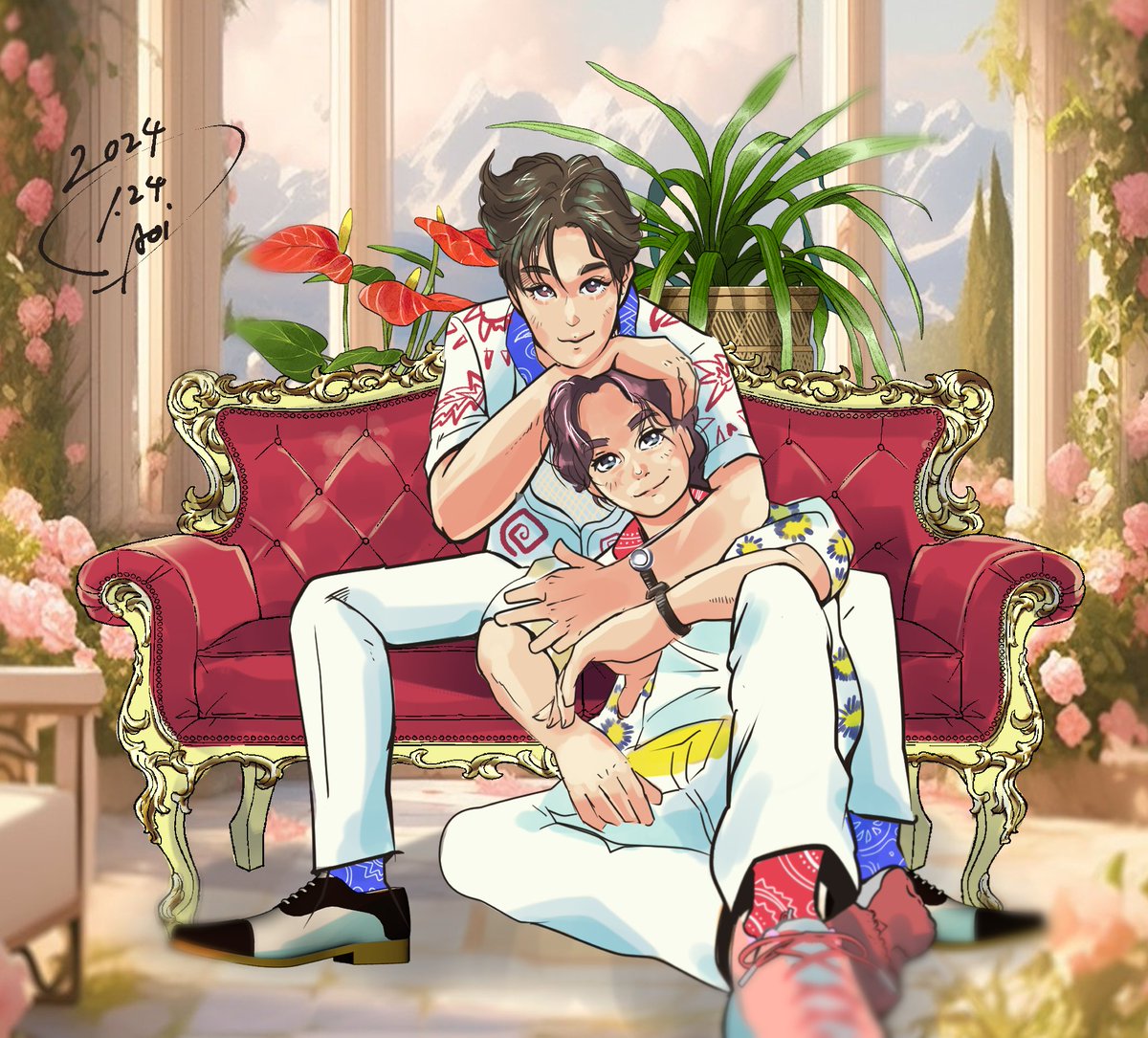 AOI2020tama's tweet image. Won&apos;t you take me baby back in your arms
#mii2 
#tommysittichok #jimmy_jimmoi